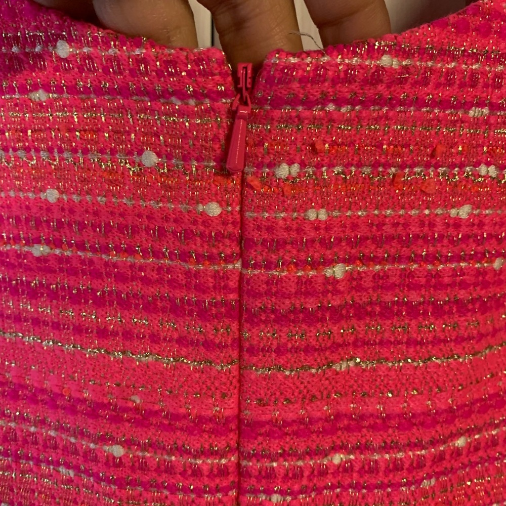 Lilly Pulitzer Womens Pink Tweed Dress - Picture 4 of 6